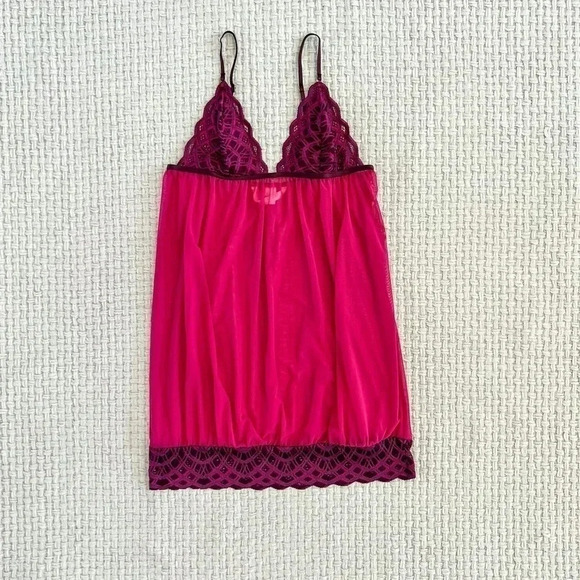 Y2k Victoria’s Secret Mini Babydoll Slip Dress - Picture 2 of 9
